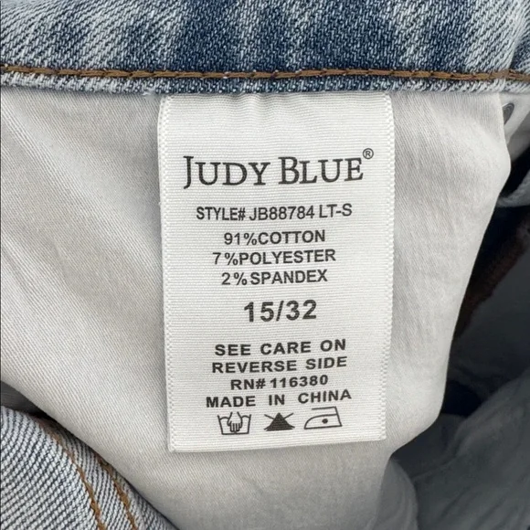 Judy Blue Light Wash Bootcut Jeans, Style#JB88784 LT-S - Size 15/32 Short - Picture 7 of 7